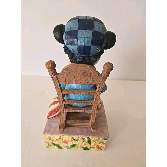 Jim Shore 2005 Disney Minnie Mouse "Stitching Freedom's Promise" Flag - Picture 5 of 8